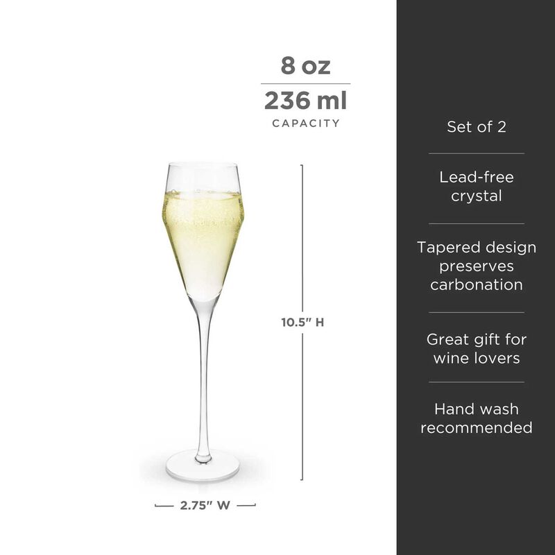 Viski Raye Prosecco Glasses image number 2