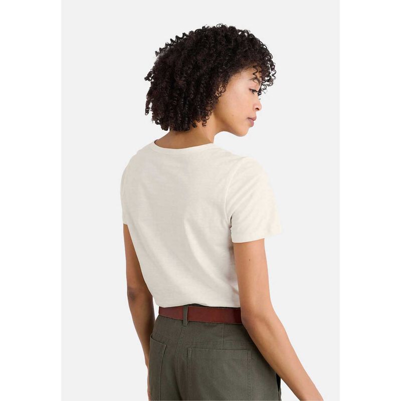 Seasalt Cornwall Printing Ink T-Shirt Sunrise Graphic Chalk image number 1