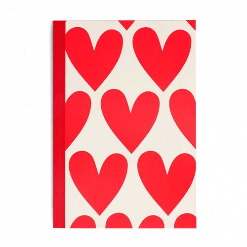Rex London Hearts A5 Notebook