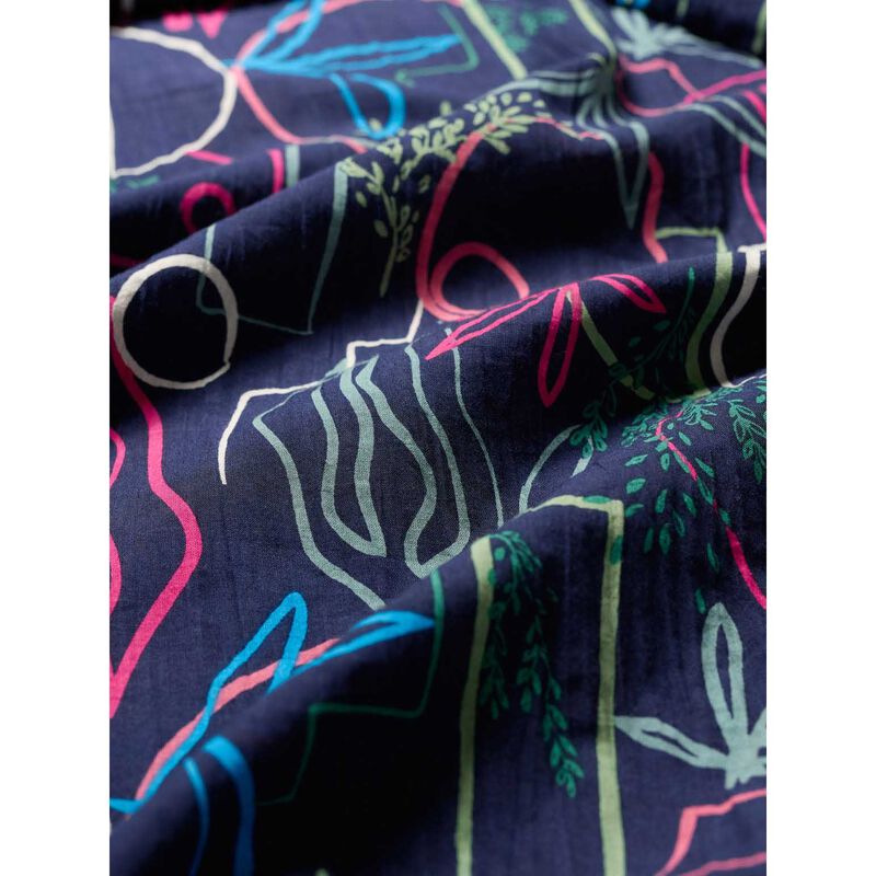 Seasalt Cornwall New Everyday Circle Scarf Garden Lines Maritime image number 2