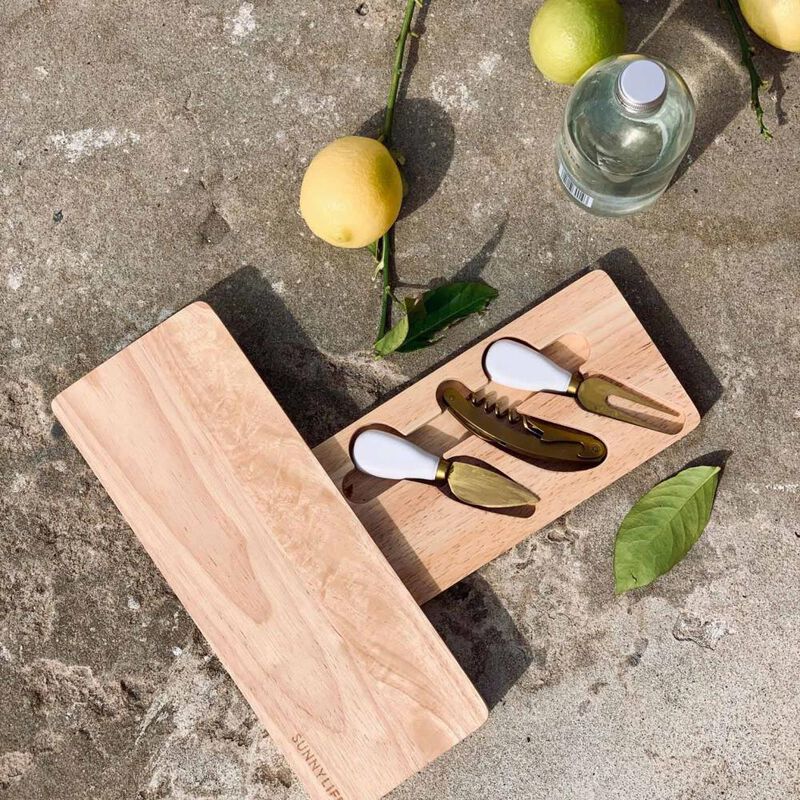 SUNNYLiFE Travel Cheese Board Set Le Weekend image number 2