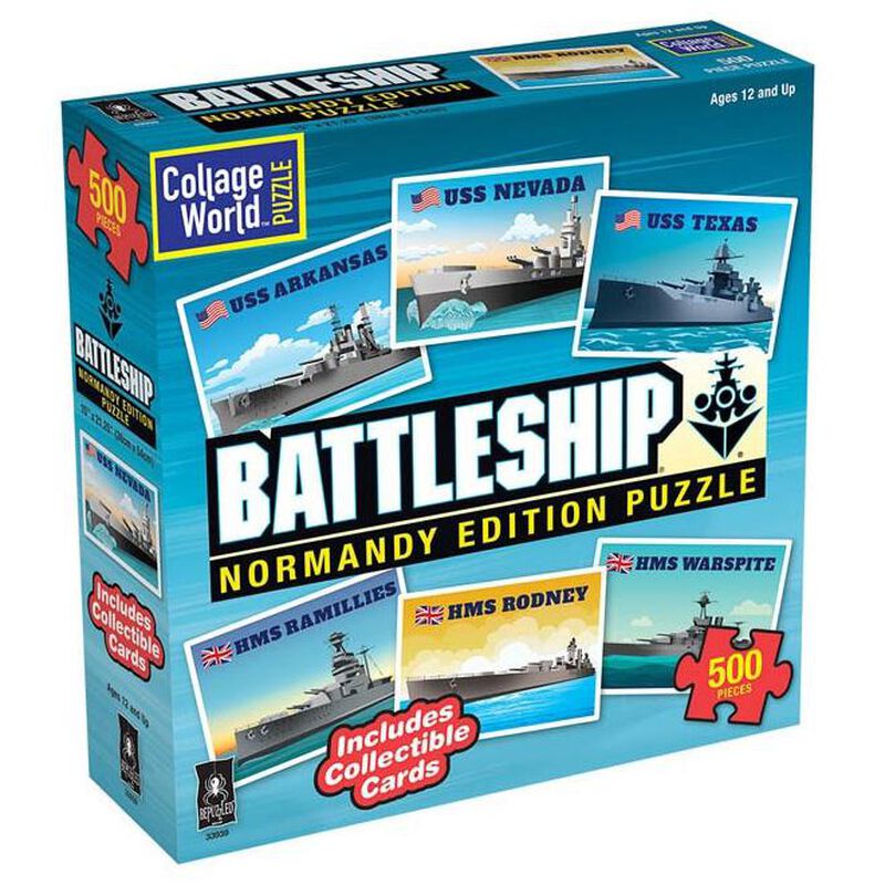 Hasbro 500 Piece Puzzle - Normandy Edition Battleship® image number 0