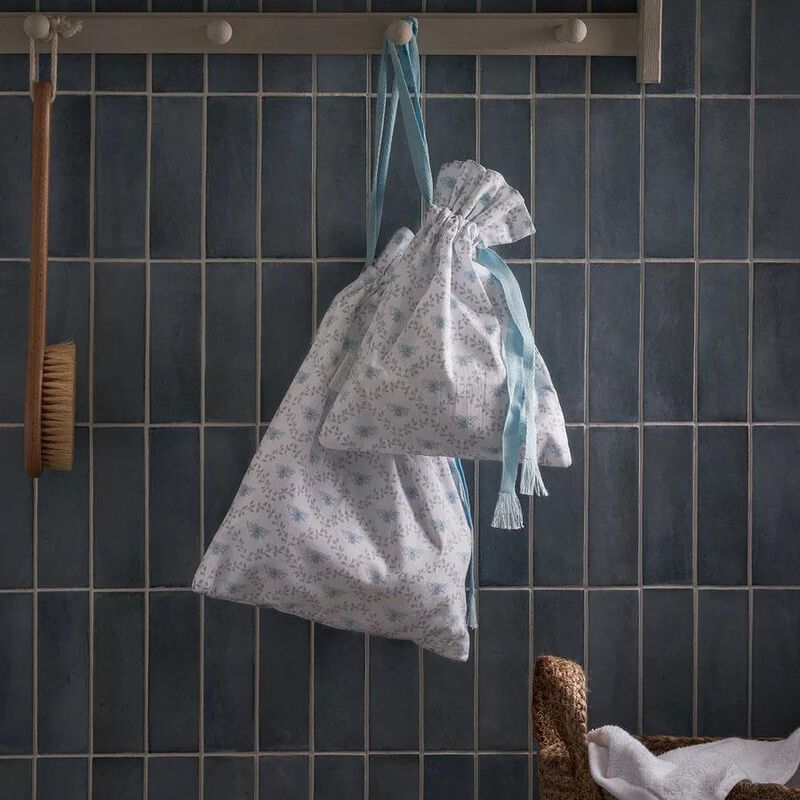 Sophie Allport Laundry Bag Cotton Pack Of 2 - Bees & Leaves image number 1