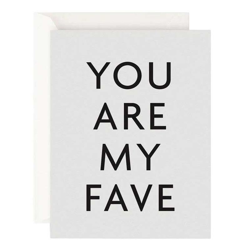 Father Rabbit Stationery You Are My Fave Card image number 0