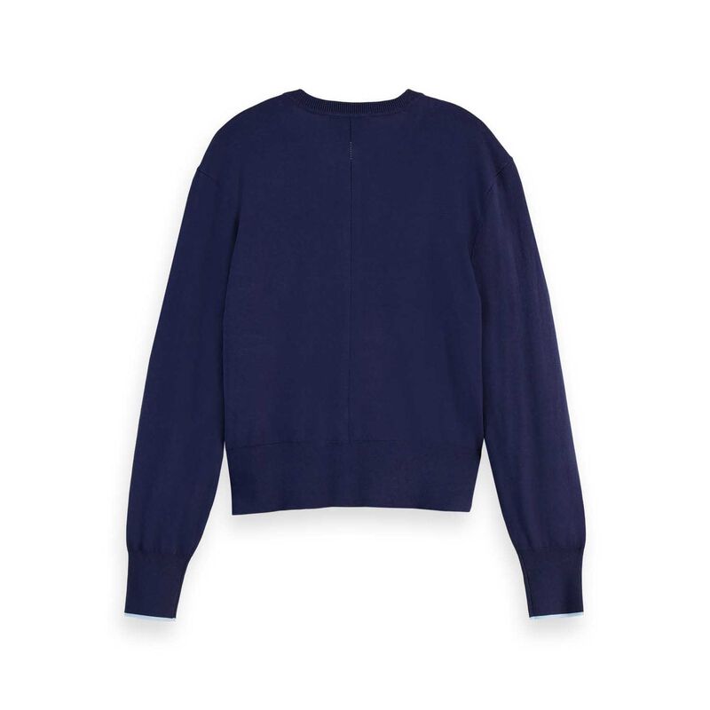 Scotch & Soda Crew Neck Relaxed Cardigan image number 1