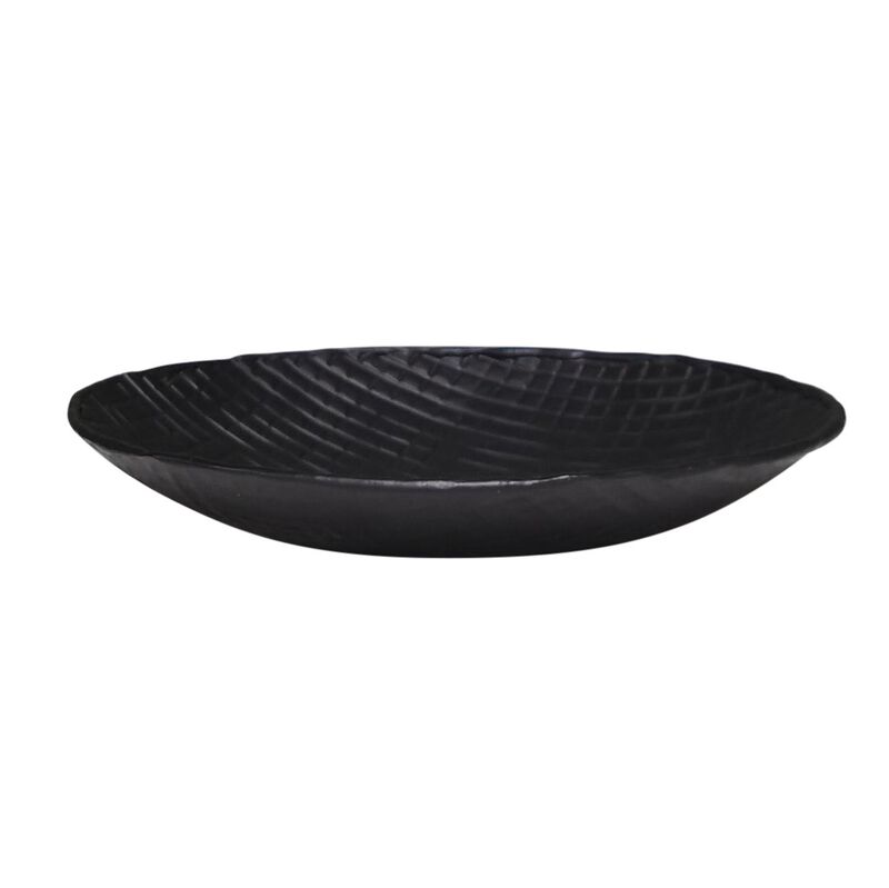 Ankara Round Plate - Black image number 0
