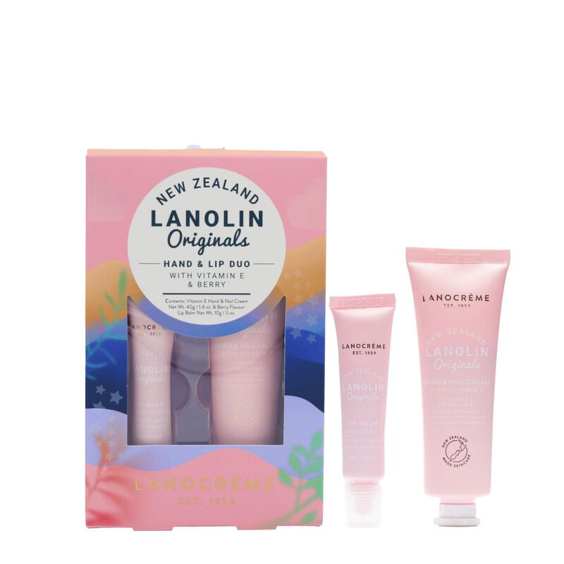 Lanocreme Lip Balm & Hand Cream Vitamin E Set image number 0