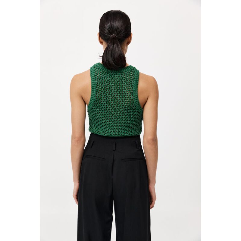 St. Agni Cotton Crochet Tank image number 1