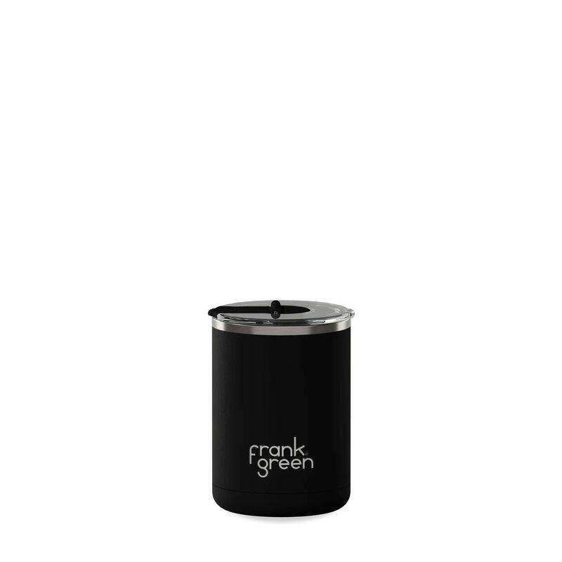 frank green 12oz Reusable Cup With Hinged Lid Midnight image number 0