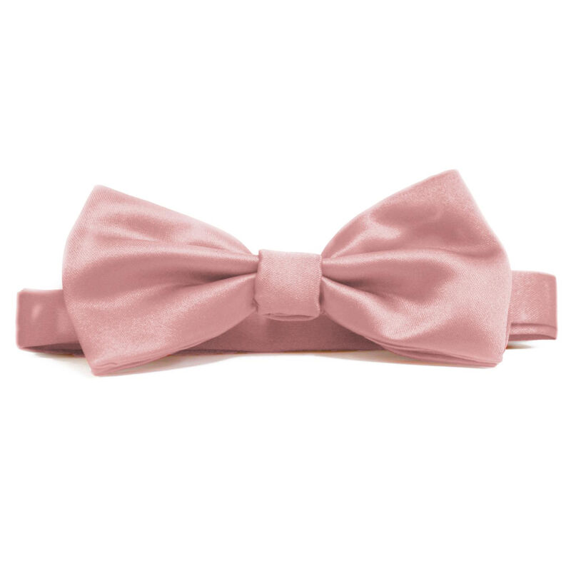 Fellini Italian Satin Dean Band Bow Tie image number 3