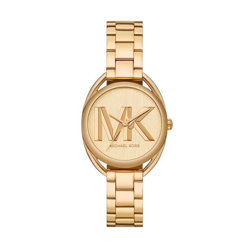 Michael Kors Leia Three-Hand Gold-Tone Stainless Steel Watch image number 0