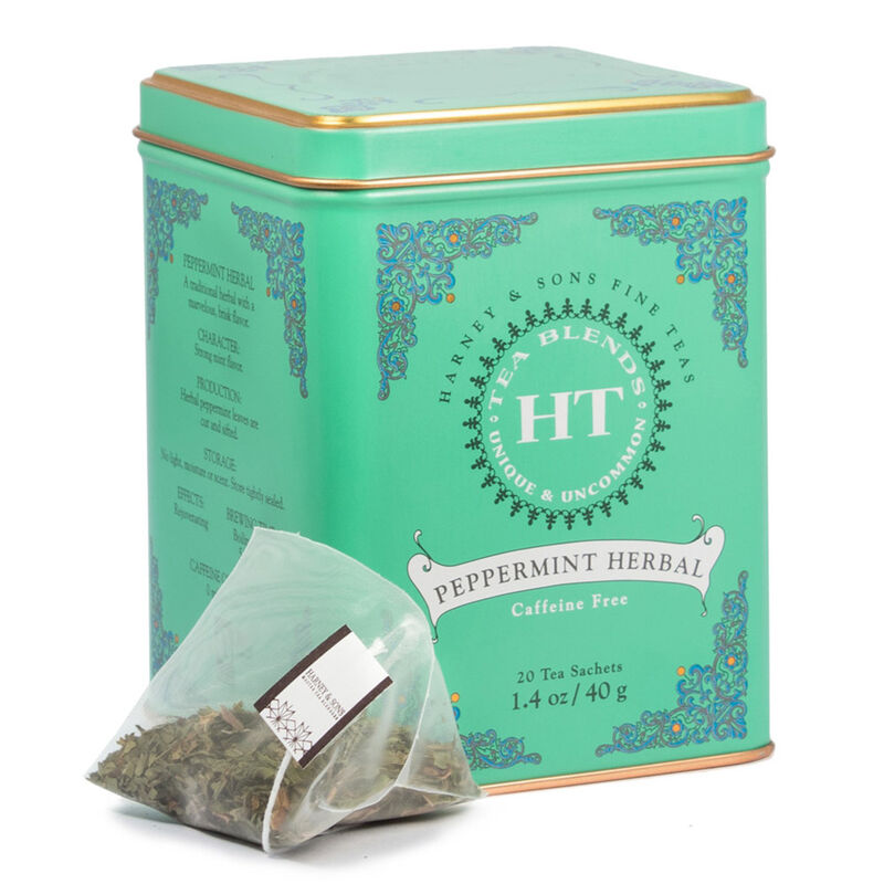 Harney & Sons HT Peppermint Herbal Tin 20 Sachets image number 0