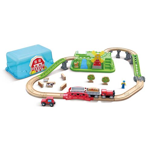 Hape Countryside Train Bucket Set