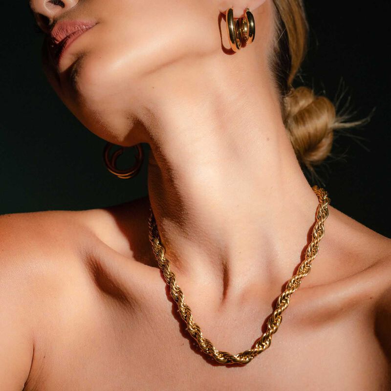 Silk & Steel Eclipse Necklace image number 1
