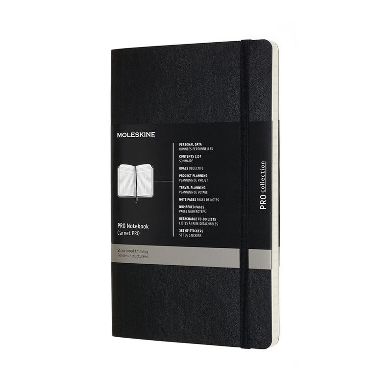 Moleskine Pro Notebook Large Soft Black image number 0
