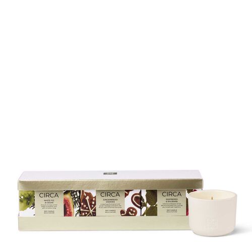 CIRCA Christmas Candle Trio