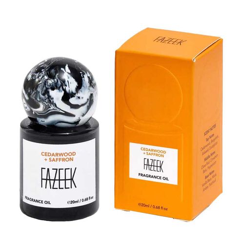 FAZEEK Cedarwood & Saffron Fragrance Oil