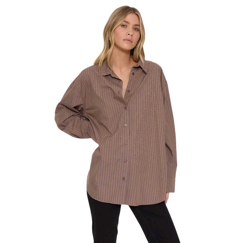 Thrills Brentwood Stripe Oversized Shirt image number 0