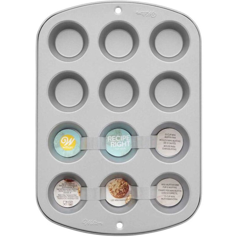 Wilton Recipe Right Mini Muffin Pan 12 Cup image number 0