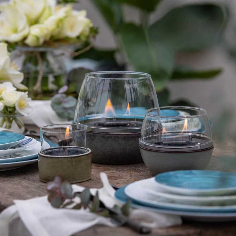 Tenderflame Tulip 18 Candle Reactive Glaze Green image number 1