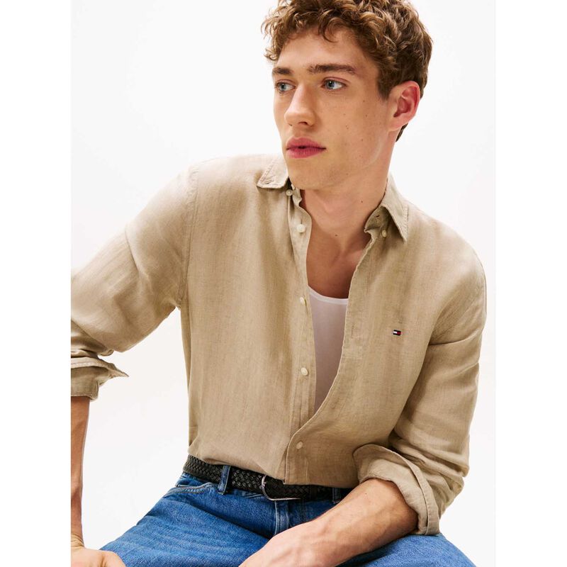 Tommy Hilfiger Regular Fit Pure Linen Shirt image number 2