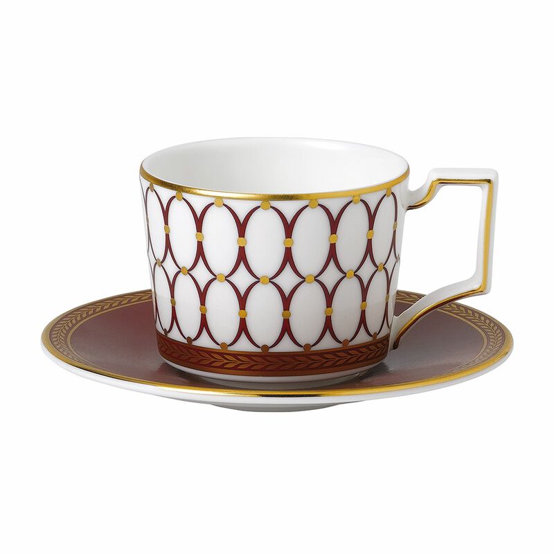 Wedgwood Renaissance Red Espresso Cup & Saucer 70ml image number 0