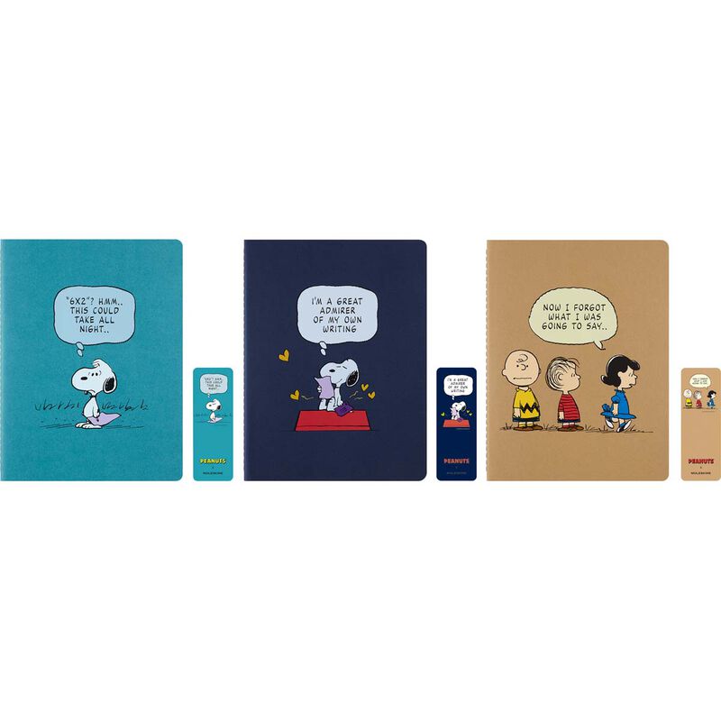 Moleskine Le Cahier Journals Peanuts XL Asst. Ruled Pk 3 image number 1