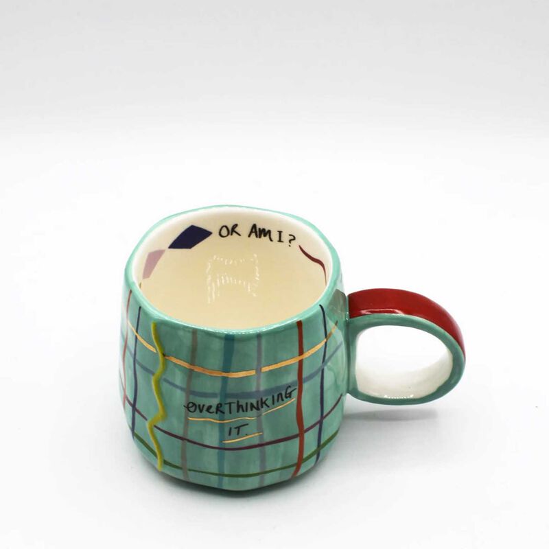 House Of Disaster Small Talk 'Overthinking It' Cup image number 1