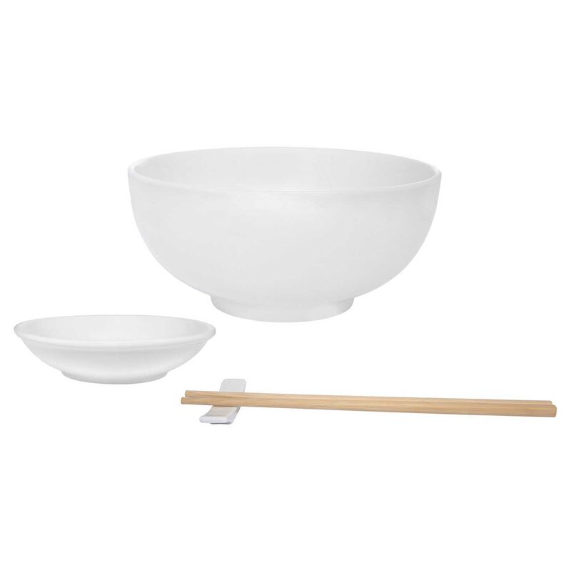 Maxwell & Williams White Basics Noodle Bowl Set 8pc Gift Boxed image number 0