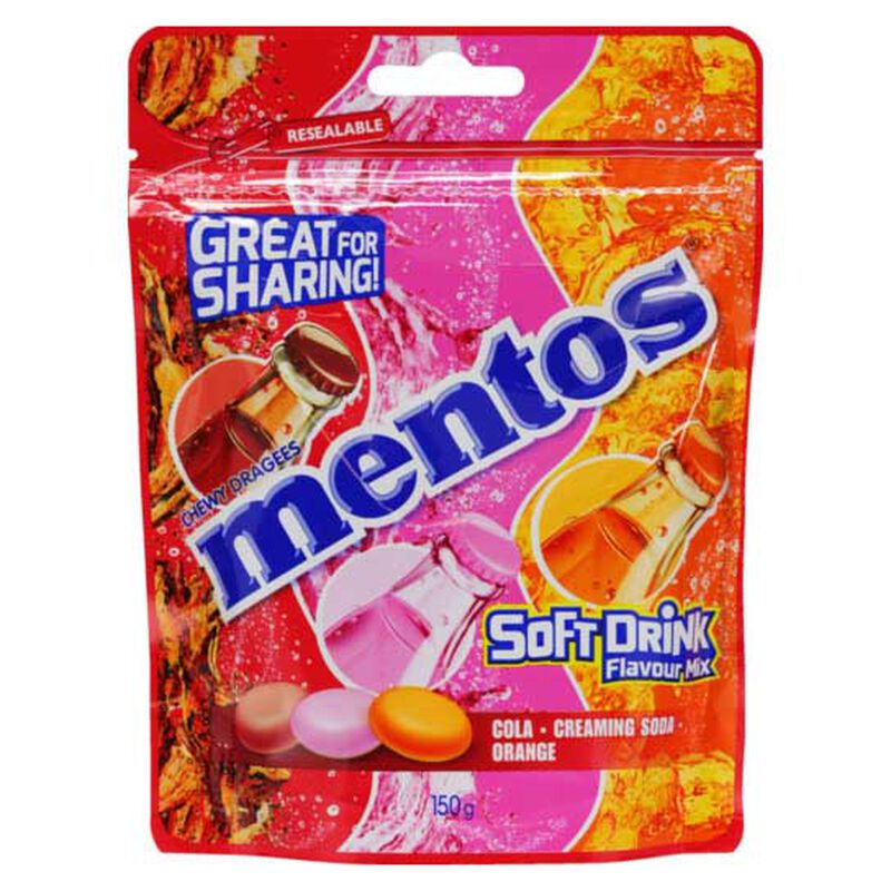 Mentos Share Bag Soda 150g image number 0