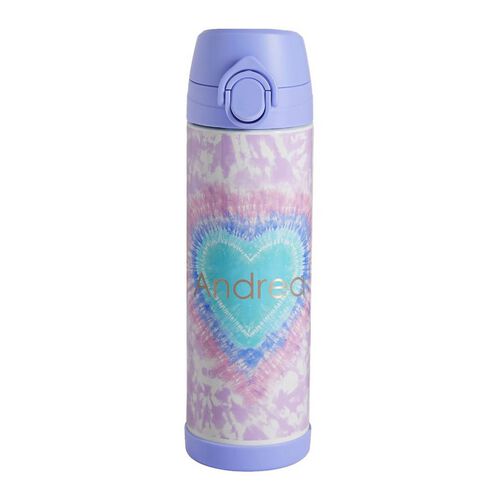 Pottery Barn Kids Mackenzie Heart Tie Dye Water Bottle
