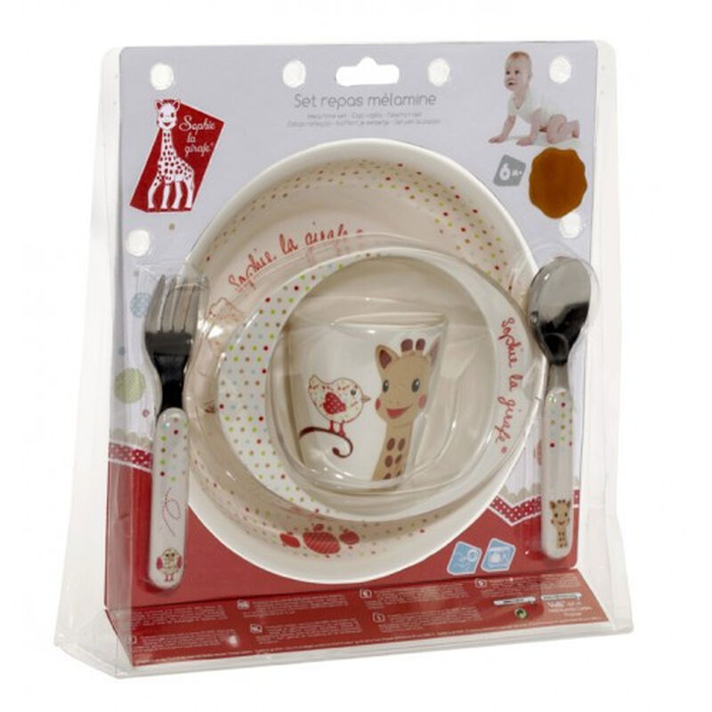 Sophie The Giraffe 3 Piece Meal Time Set image number 1