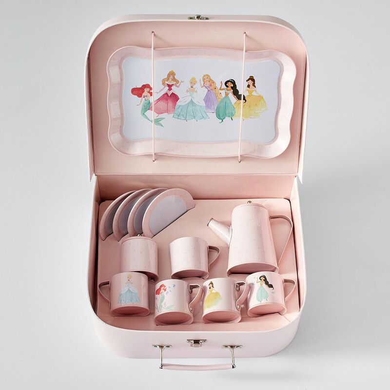 Pottery Barn Kids Disney Princess Tin Tea Set image number 1
