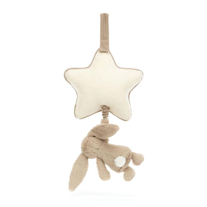 Jellycat Bashful Beige Bunny Musical Pull image number 2
