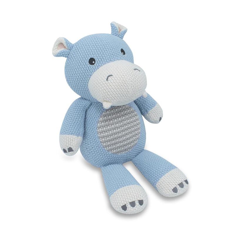 Living Textiles Whimsical Softie Toy - Henry the Hippo image number 1