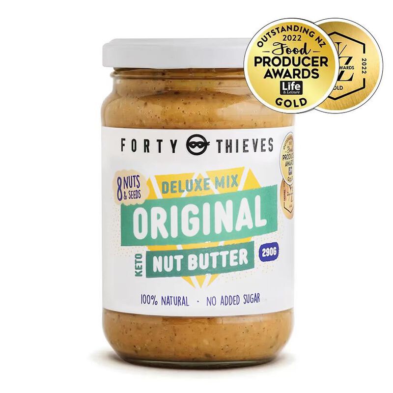 Forty Thieves Original Deluxe Mix Keto Peanut Butter 290g image number 0