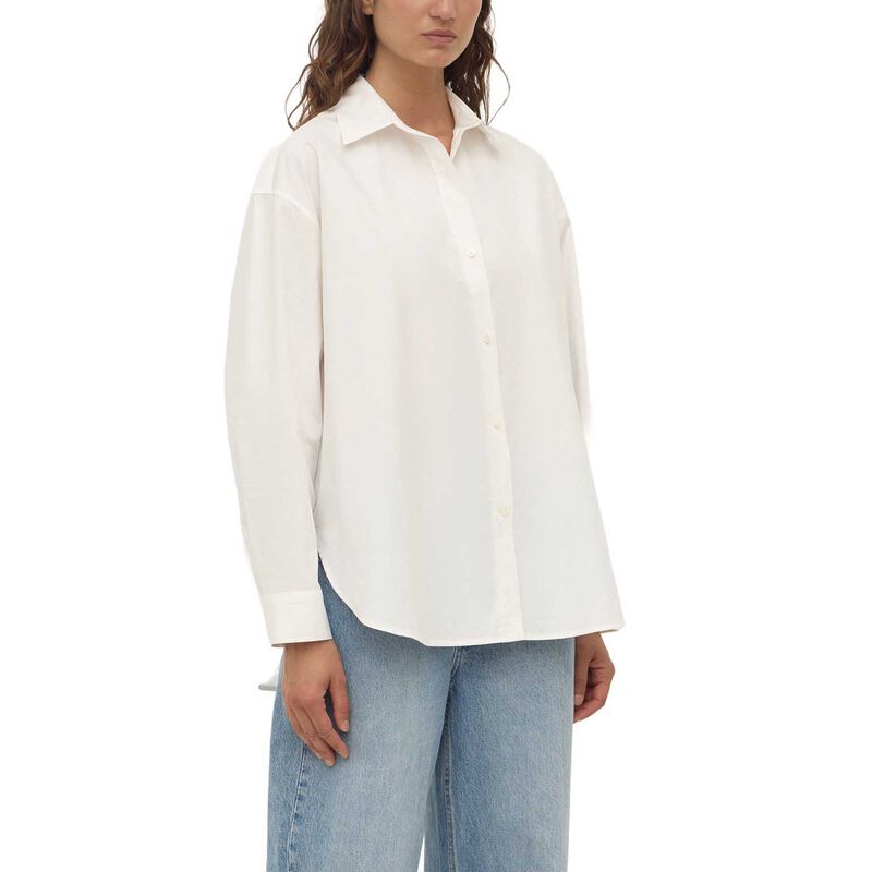 Assembly Label Marigold Poplin Long Sleeve Shirt White image number 0