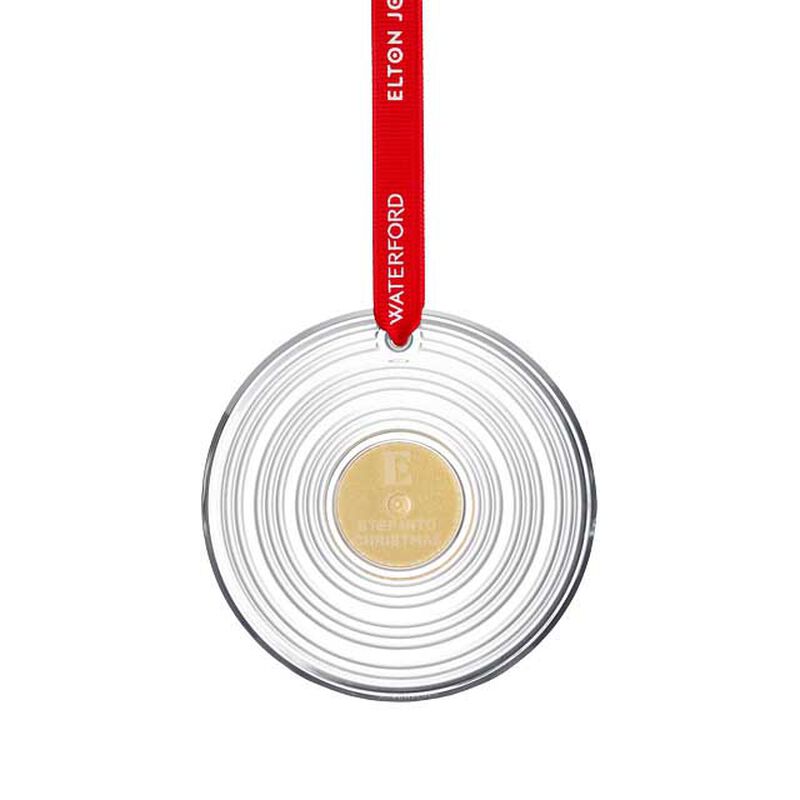 Waterford Elton John Vinyl Ornament image number 0