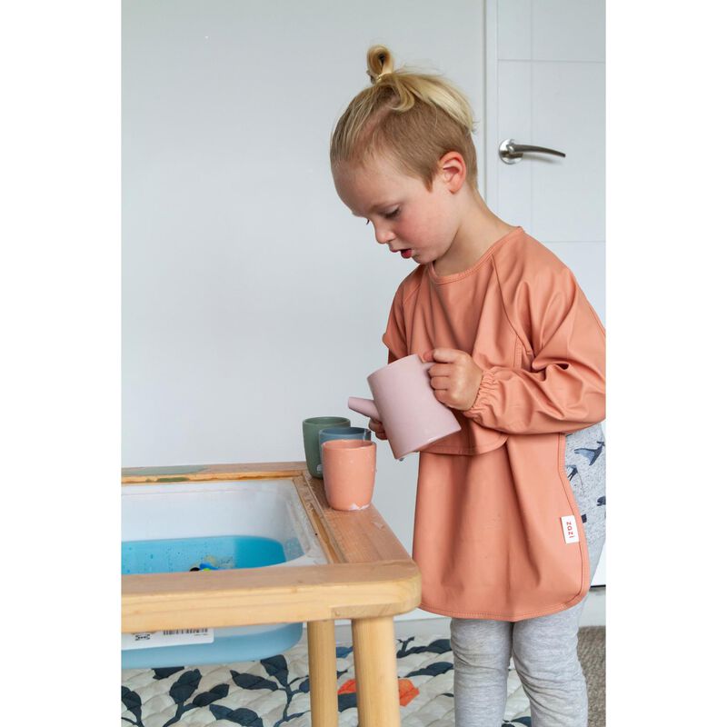 Zazi Sleeved Bib Small - Blush image number 2