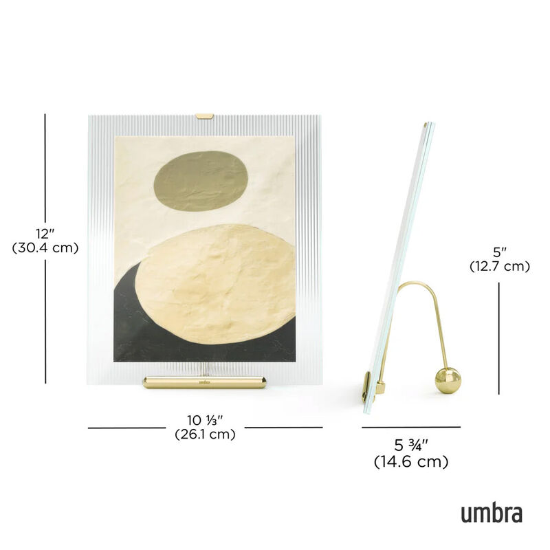Umbra Flute Picture Frame 8x10 Chrome image number 3