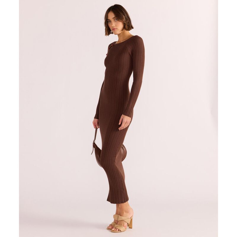 MINKPINK Zinnia Bead Knit Midi Dress image number 3