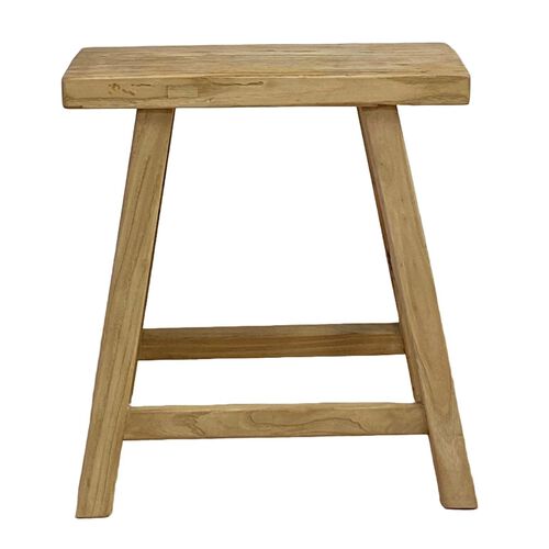 Capulet Heritage Elm Rectangle Stool