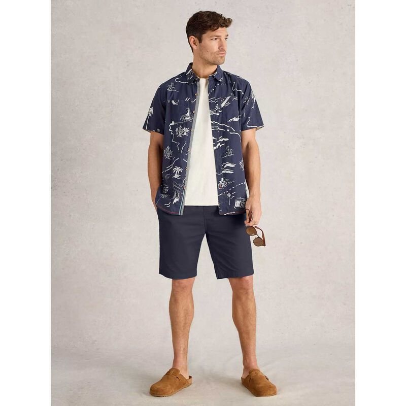 White Stuff Finsbury Map Printed Shirt image number 3