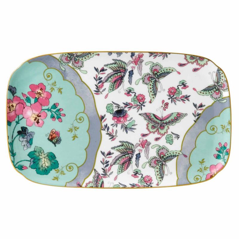 Wedgwood Butterfly Bloom Teaware Sandwich Tray 25cm image number 0