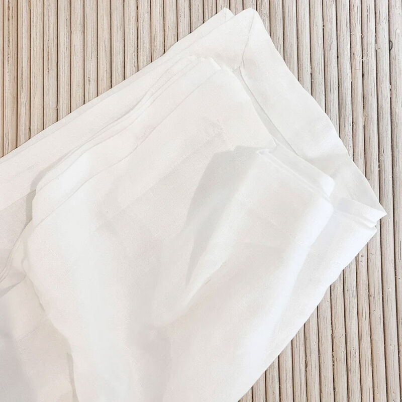 Home Lab 100% French Flax Linen Medium Round Tablecloth180cm image number 1