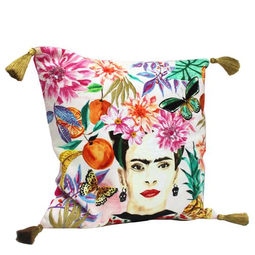 House Of Disaster Frida Kahlo Fruit Cushion