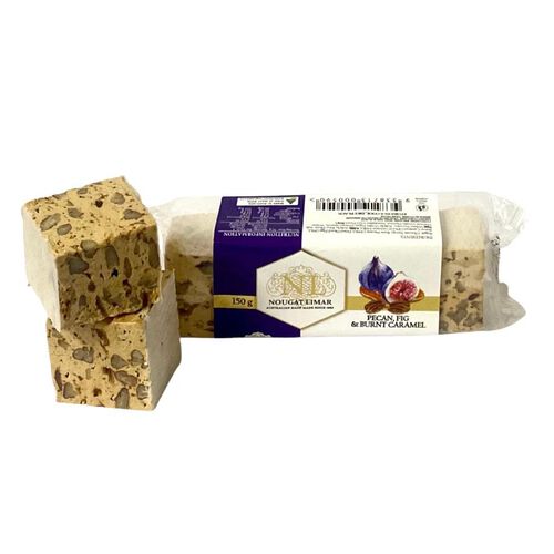 Nougat Limar Pecan, Fig & Burnt Caramel Half Log 150g