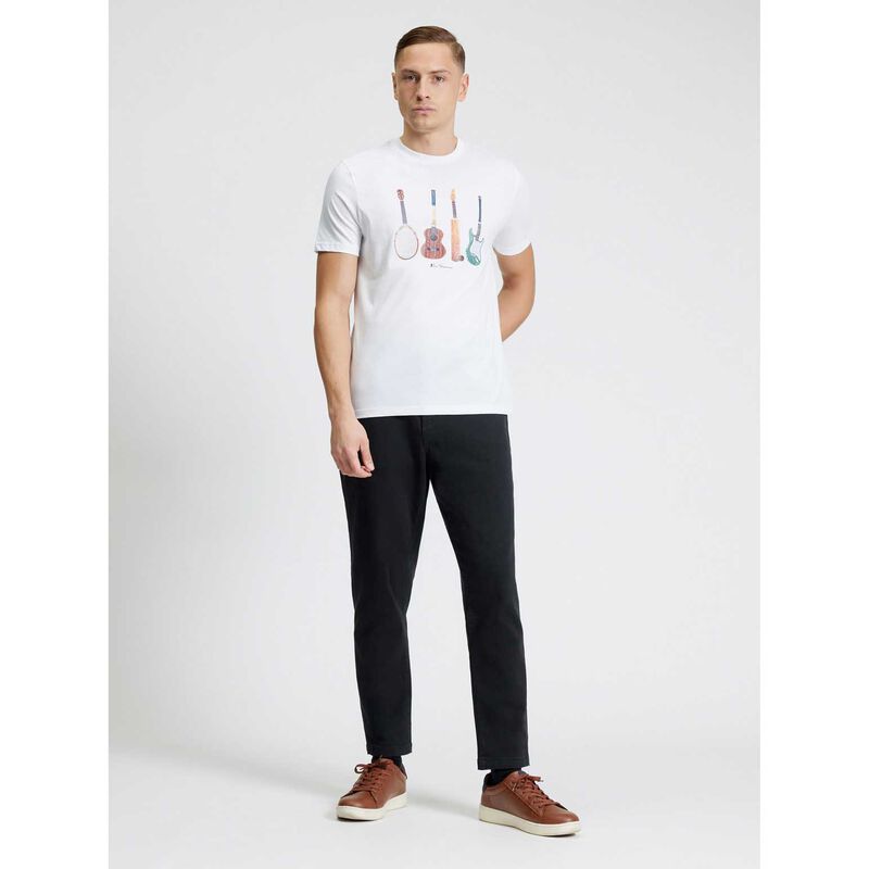 Ben Sherman Jumble Guitars T-Shirt image number 3