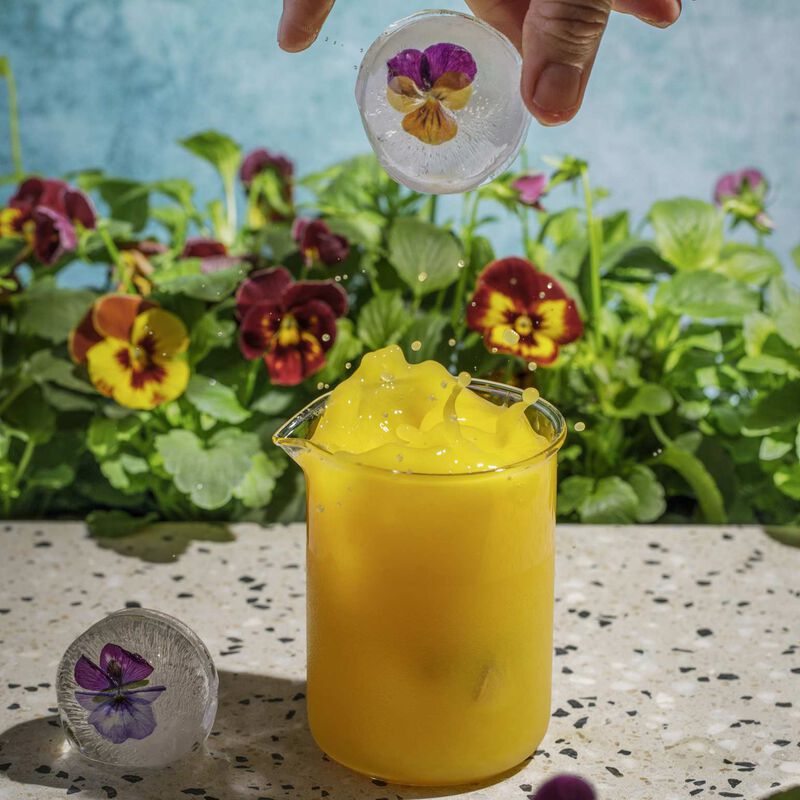 Drinks Plinks Ice Cube Tray - Sassy Spheres image number 1
