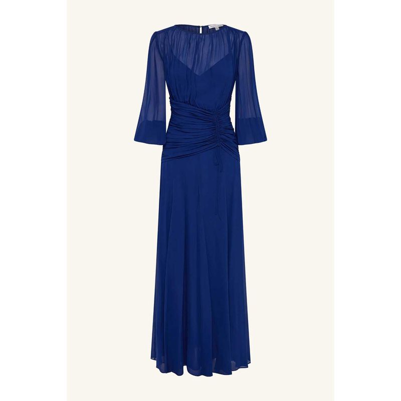 Shona Joy Romy High Neck Balloon Sleeve Maxi Dress image number 2